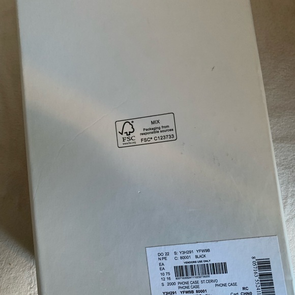 Emporio Armani phone case with gold logo carabiner (clip) attach to belt or bag - Picture 4 of 4